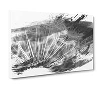 Flower Dandelion Seeds 2 V1 Canvas Print | Gallery Wrapped 30mm Frame Wall Art | 30x20 inches | Ready to Hang | Modern Floral Picture | Living Room Bedroom Lounge Office
