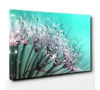 Flower Dandelion Seeds Canvas Wall Art Print 30x20 Inch
