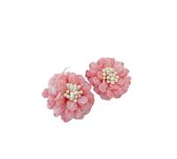 Flower Decal Patch 20DIY Handmade Accessories, Mini Three-Dimensional Fabric Flower Clothing Design Headwear Decoration Materials for Sewing(Color-06)