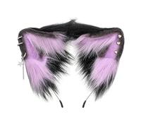 Flower Decors Cat Ear Shape Hair Hoop Sweet Girls Cartoon Hair Holder Cosplay Party Headwear for Teenagers Adult