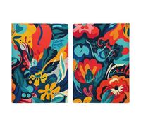 Flower Design Passport Holder, ID Card Protector Case Passport Holder with Slot Passports Travel Wallet Document Cover for Women And Men