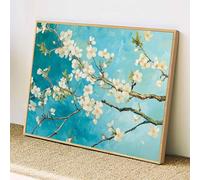 Flower Diamond Art 5D Retro Diamond Painting for Adults Full Round Drill, Crystal Rhinestone Embroidery Kit, DIY Paint by Numbers Cross Stitch Gem Art, Home Wall Decor Gifts 70x90cm(28x36"),z@1992