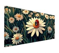 Flower Diamond Art Kits Adults, 5D Diamond Painting Modern 2025 Design New, Square Full Drill Crystal Art Kit, DIY Cross Stitch Crafts Embroidery Pictures for Home Living Wall Room Decor 180x80cm S-84