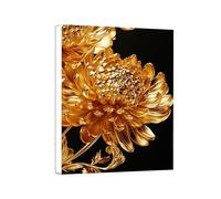 Flower Diamond Art Kits Adults, 5D DIY Gold Diamond Painting, Gem Art Painting for Beginners, Arts and Crafts Kits for Adults, DIY Full Drill Crystal Embroidery Gifts for Home Decor, 90x120cm 0a-385