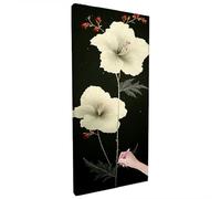 Flower Diamond Art Kits Adults, Abstract Diamond Painting Kit with Square Full Drill, 5D DIY Crystal Art, Cross Stitch Painting Set for Christmas Gifts and Autumn Decorations, Room Decor 100x40cm B-6