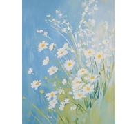 Flower Diamond Art Kits Adults, Diamond Painting Leaf Crystal Art Kits for Adults Kids DIY 5D Square Full Drill Gem Dots Embroidery Paintings Crafts Picture for Beginners, Room Decor 30x40cm 2z-18A