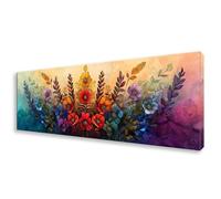 Flower Diamond Art Kits Adults Large Diamond Painting Kits for Adults Beginners, 5D Colorful Crystal Art, DIY Full Drill Crystal Embroidery Cross Stitch for Home Decor 20x60cm/7.8x23.6 inch W0-674
