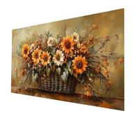 Flower Diamond Art Kits Adults Plant Diamond Painting, 5D DIY Crystal Art Kits for Adults, Full Drill Painting by Numbers 12 x 24 in, Rhinestone Cross Stitch Embroidery Crafts for Home Decor model1374