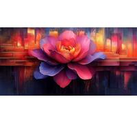 Flower Diamond Art, Pattern Plant Diamond Painting Kits for Adults 5D DIY Full Round Drill Gem Crystal Art Kits Crafts for Adults Beginner for Home Decor, Room Decor, Gifts 24X48 Inch -bby260390