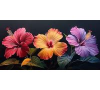 Flower Diamond Art Plant Diamond Painting Kits for Adults Beginner 5D DIY Full Round Drill Cross Stitch Kits for Adults Arts and Crafts for Bedroom Decor, Home Decor, Gifts 28x56inch -bby260388