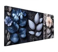 Flower Diamond Painting Kit for Adults, Large Diamond Art for Adults Abstract Pattern with Square Full Drill, DIY Crystal Art Paintings Embroidery Kits for Home Decor, Gifts for Women 220x100cm W-97