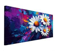 Flower Diamond Painting Kit for Adults, Large Diamond Art for Adults Abstract Pattern with Square Full Drill, DIY Crystal Art Paintings Embroidery Kits for Home Decor, Gifts for Women 220x100cm W-13