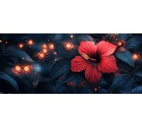 Flower Diamond Painting Kits for Adults, Pattern Plant Diamond Art 5D DIY Full Round Drill Gem Crystal Art Kits Crafts for Adults for Home Room Decor, Bedroom Decor, Gifts for Women 30*60CM -yym2603J9