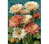 Flower Diamond Painting Kits for Adults, Pattern Plant Diamond Art 5D DIY Full Square Drill Gem Crystal Art Kits Crafts for Adults, Home Room Decor, Bedroom Decor, Gifts for Women 24x32 Inch -yym257PT