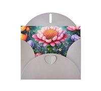 Flower Diamond Painting print Double sided pearl thank-you card, party invitation card, fit for all occasions