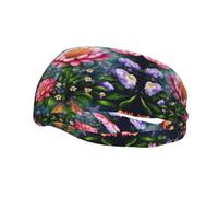 Flower Diamond Painting Running Headbands for Men Sweatbands Sports Sweat Bands Mens Workout Thin Fitness Gym Yoga