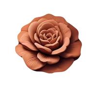 Flower Diatomaceous Earth Floor Mat with 3D Flower Design, Double Non-Slip Absorbent Quick Drying Bathroom Rug for Bedroom or Dressing Area (D, A)