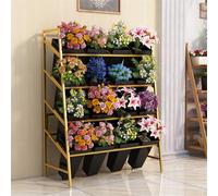 Flower Display stand with Buckets, Flower Bouquet stand,Flower stand s for Outdoor Plants, Plant stand s for Florist, Garden, Patio