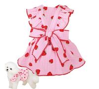 Flower Dog Harness - Floral Princess Dress for Small Dogs, Pet Vest, Dog Clothes, Cats, Summer, Slim, Small, Pomeranian, Bichon, Bobo, Vest, Dress, AV