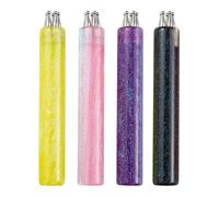 Flower Dotting Tool for Nail, 4PCS Five Petal Flower Nail Dotting Pen Art Tool, 3D Bloom Flowers Dottings Tools Nails Arts, Acrylic Nails Arts Flowers Floral Design Dottings Tools, for Girls Women