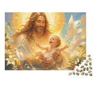 Flower Dove Baby Jigsaw Puzzle, 1000 Pcs For Adults | 38x26cm Puzzle Fans, Birthday Gift, Cardboard, Mood Calming, Tight Puzzle Fit