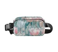Flower Dreams Fashion Fanny Waist Pack for Women Men Water Resistant with Adjustable Strap for Travel Gym Work cintura para mujer, Flower Dreams, Modern