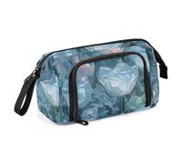 Flower Dreams Pencil Pen Case Large Capacity Cases with Pencil Portable for Kids Middle School