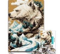 Flower Eagle 1000 Piece Jigsaw Puzzles for Teenagers Gifts,Stress Reliever Difficult Challenge Enhance Love between Couples (38x26cm)