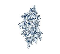 Flower/Eagle/deer/butterfly/Scorpion Lasts 15 Days Waterproof Temporary Tattoos(B)