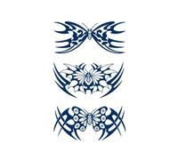 Flower/Eagle/deer/butterfly/Scorpion Lasts 15 Days Waterproof Temporary Tattoos(D)