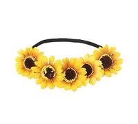 Flower Elastic Flower Headband Baby Girl Toddler Floral Wreath Hair Accessory Hairband