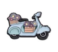 Flower Enamel Pin Backpack Bicycle Watering Symbol Lapel Badge for Party Jewelry, Normal, Non-precious metal