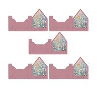 Flower Envelope Box, 5 Folding Flower Wraps in the Shape of a Handbag, Floral Envelope Box | for Birthday, Wedding, Engagement, Valentine's Day, Mother's Day