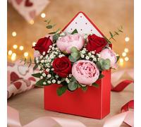 Flower Envelope Boxes - 10 Pack Packaging Supplies | Foldable Waterproof Paper for Bouquet Packaging - use in Florist Storage and Day Arrangements