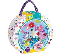 Flower Factory Gift Box, Ironing Beads Craft Set for Children from 6 Years, Creative DIY Set for Flower Crafts & Designing