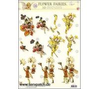 FLOWER FAIRIES 3D Step by Step Decoupage Sheet - STAPFF28