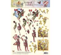 FLOWER FAIRIES & Friends 3D Step by Step Decoupage Sheet - STAPFF44
