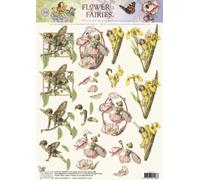 FLOWER FAIRIES & Friends 3D Step by Step Decoupage Sheet - STAPFF50