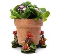 Flower Fairies Plant Pot Feet - Colourful Geranium Fairy (Set of 3)