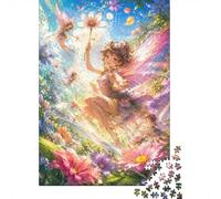 Flower Fairy Jigsaw Puzzle, 1000 Pcs For Adults | 52x38cm Cardboard, Brain Workout, Smooth Surface Finish, Art Admirers, Stress Reduction