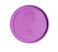 Flower Fairy Mold Epoxy Resin Casting Mold, A | Crystal Epoxy Flowers Suitable for Home Decoration Teapot Mat Tray Mold Agate Mold