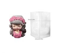 Flower Fairy Silicone Mold - Food-Grade Silicone for Resin Crafts Cake Candle Chocolate DIY, Fairy Molds for Home Craft Projects (Style A)