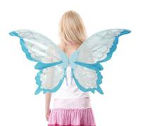 Flower Fairy Wing, Butterfly Fairy Wings, Sheer Butterfly Fairy Wings Party Cosplay Props Dreamy for Kids Adults Dress Up Photography Props 32.28x16.93 inches