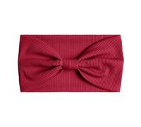 Flower Feather Headband Fascinator Women Wide Version Big Stretch Yoga Sports Headband Solid Color Knit Rib Hair Accessories (One Size)