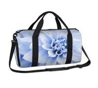 Flower Floral Dahlia Sports Duffel Bags Weekend Overnight Bag Casual Tote Holdall Travel Gym Luggage Duffel Bag for Kids Girls Boys Women Men