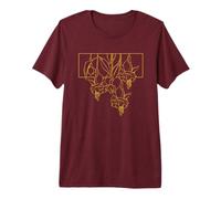 Flower Floral Foxia Chestnut Fuchsia Premium T-Shirt