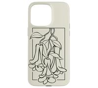 Flower Floral with Large Bell Blossoms Bellflower Case for iPhone 15 Pro Max