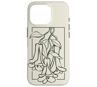 Flower Floral with Large Bell Blossoms Bellflower Case for iPhone 16 Pro