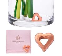 Flower Food Alternative for Fresh Cut Flowers | Copper Charm Keeps Flower Water Clean and Clear | Just Place It in The Vase, Reusable (2 Pack)