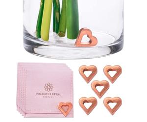 Flower Food Alternative for Fresh Cut Flowers | Copper Charm Stops Bacteria Growth in Your Flower Water | Just Place It in The Vase, Reusable (10)